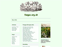 Tablet Screenshot of fungus.org.uk